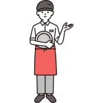Family Restaurant Male Clerk SVG Icon